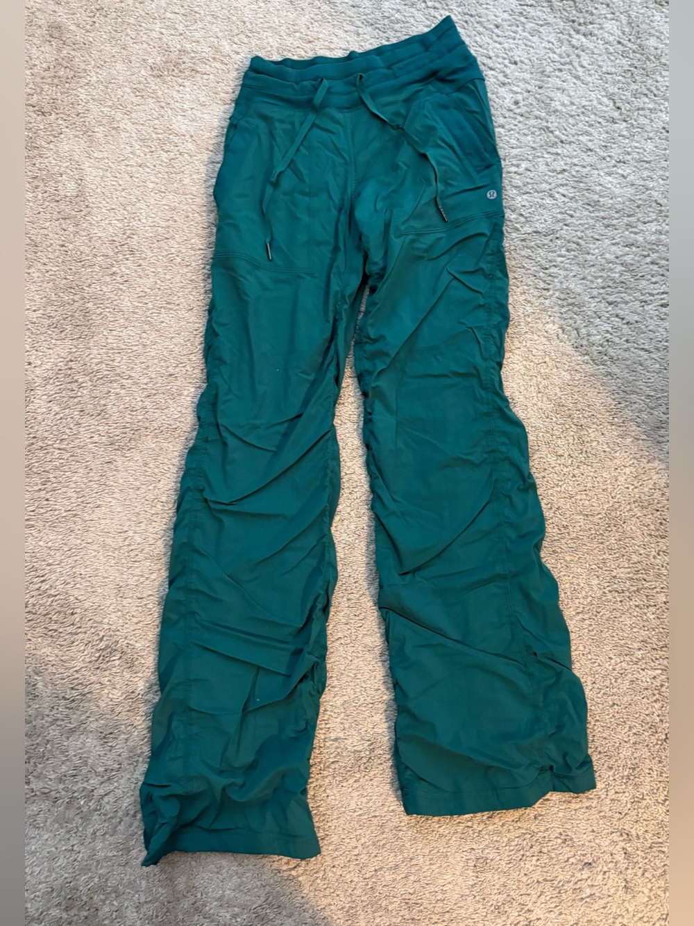 Lululemon.. teal dance studio pants